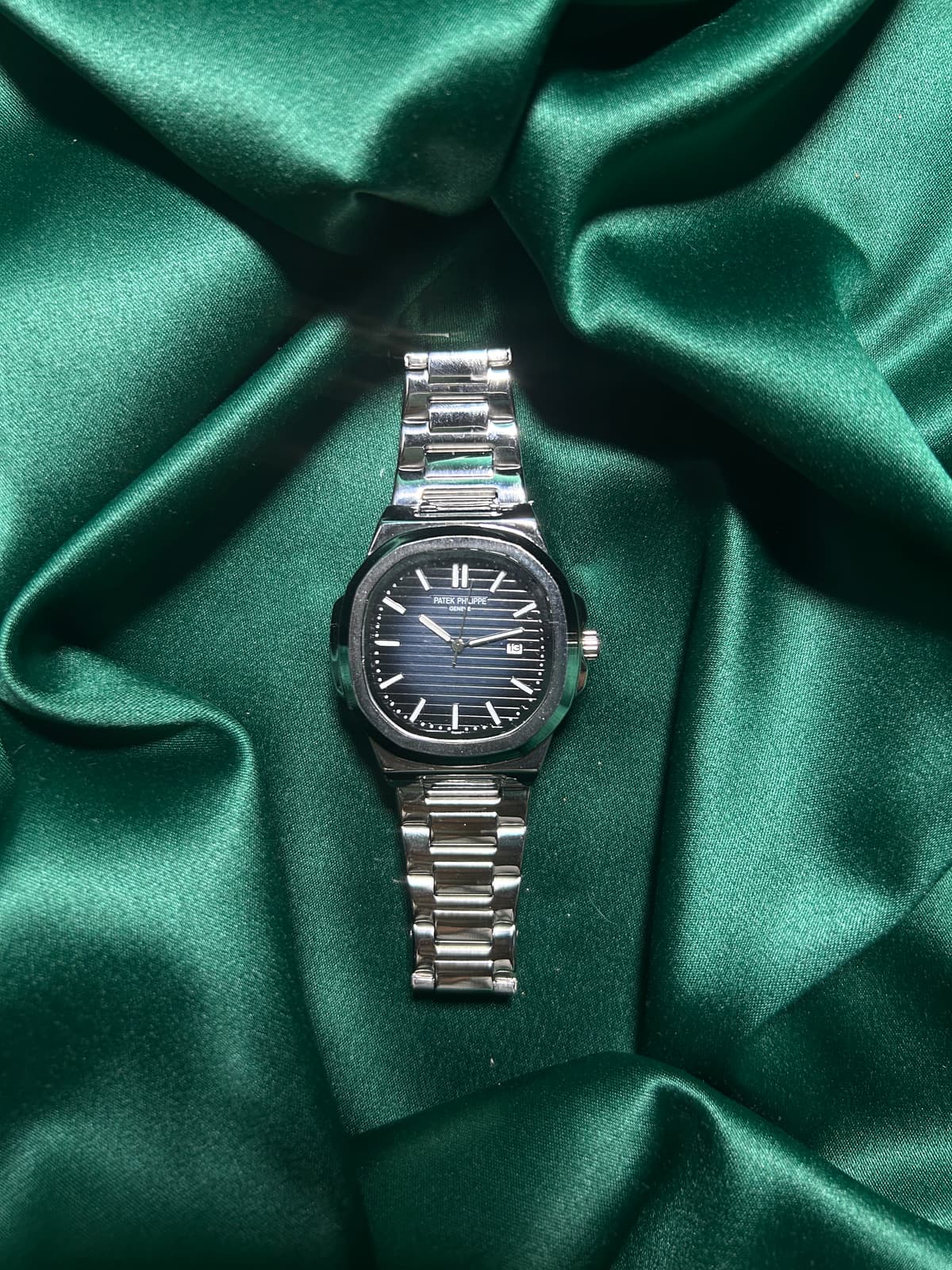 Nautilus Steel Blue Horizon