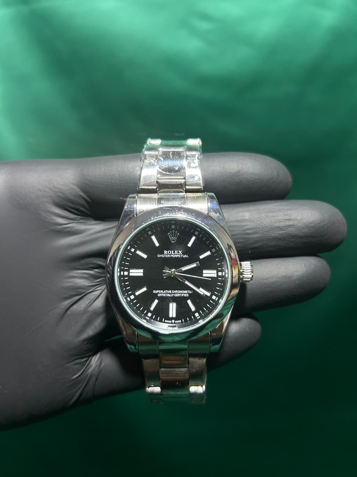Rolex Oyster Perpetual Black Dial 2