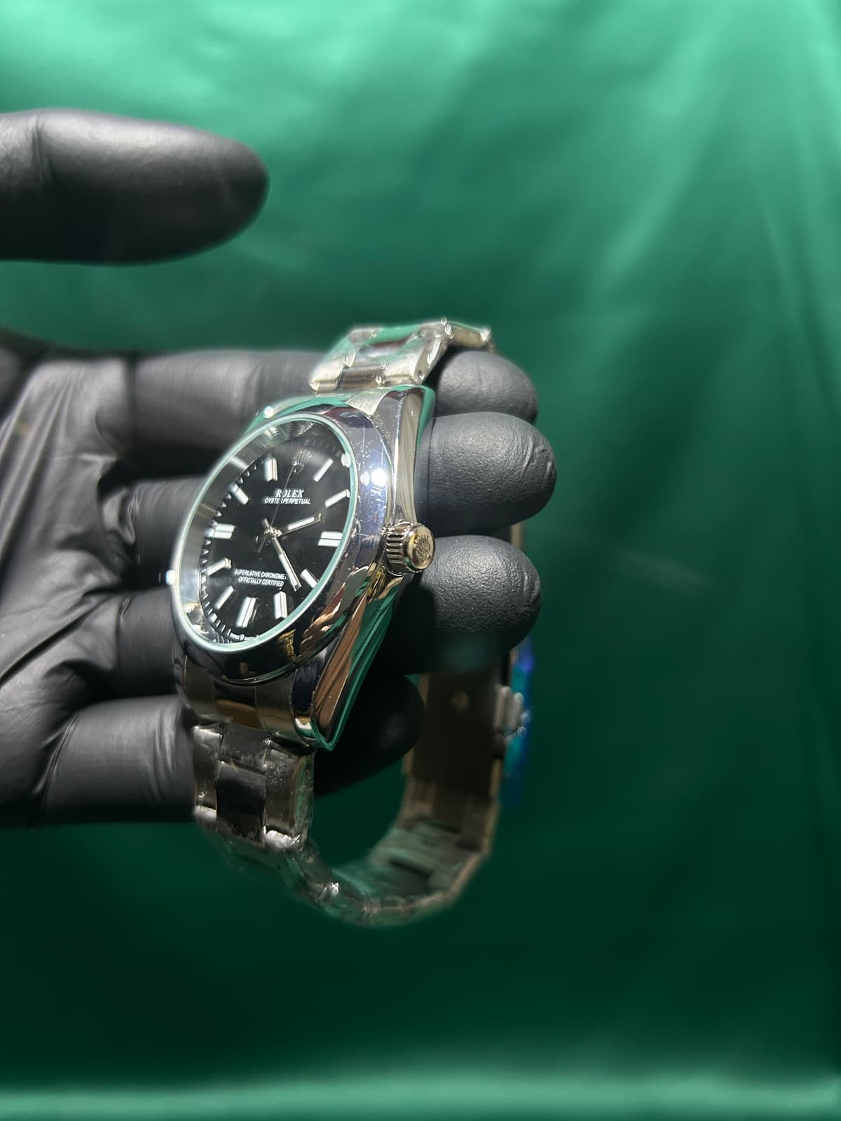 Rolex Oyster Perpetual Black Dial 3