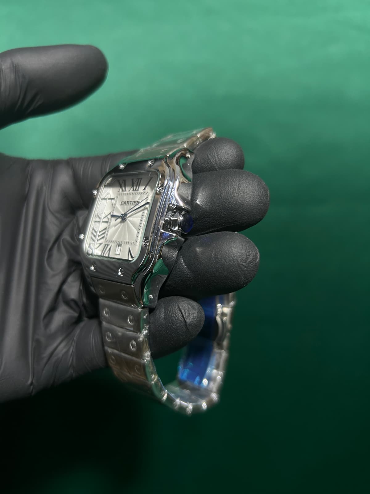 Cartier Santos Full Silver 2