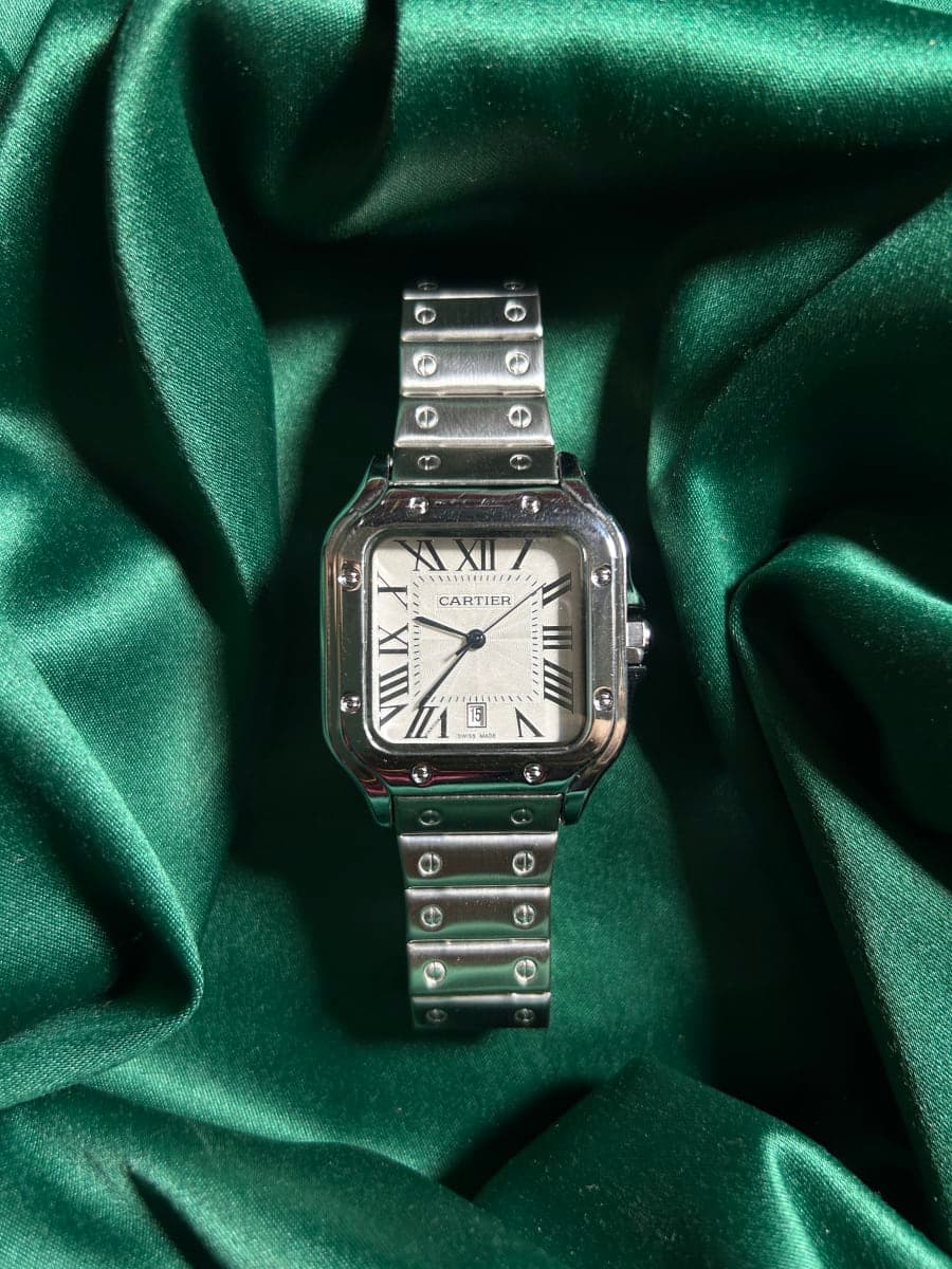 Cartier Santos Full Silver