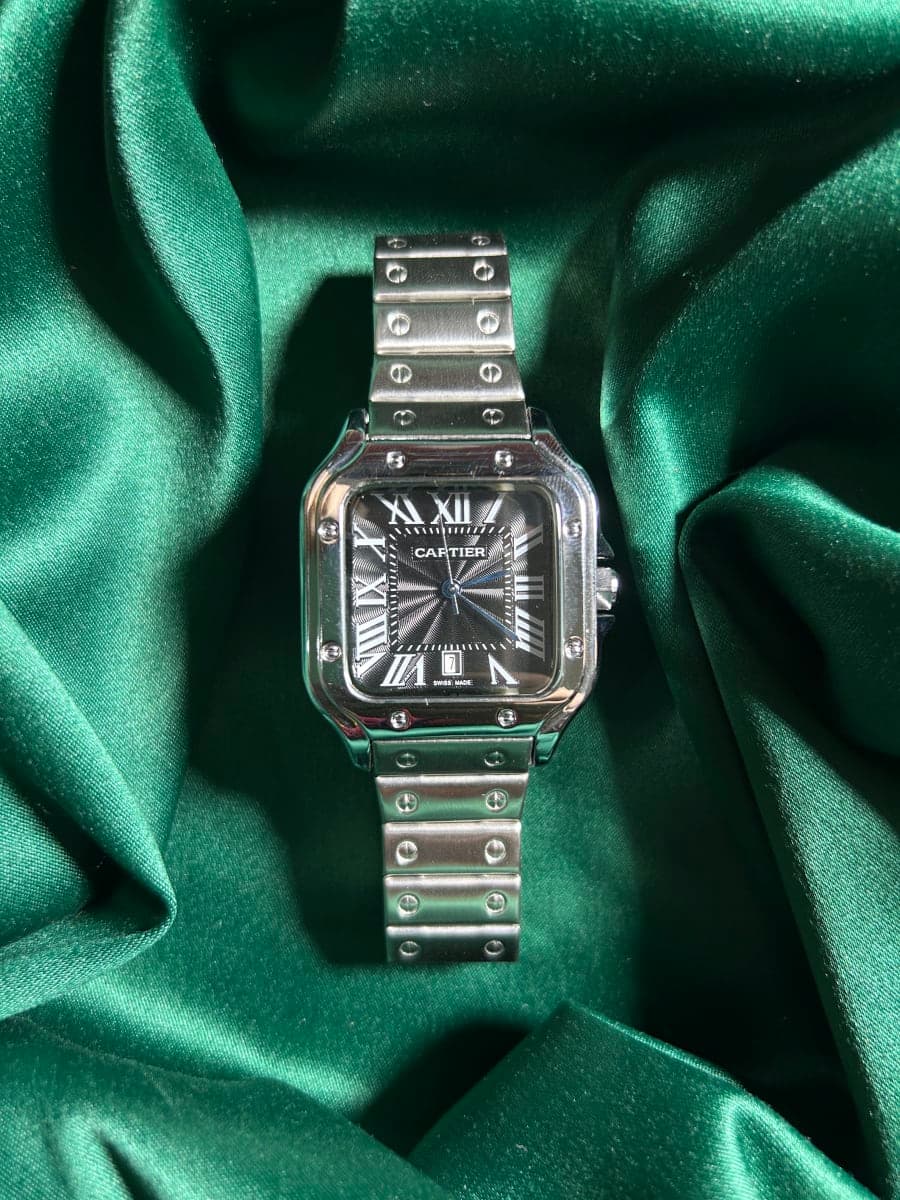Cartier Santos Black Dial