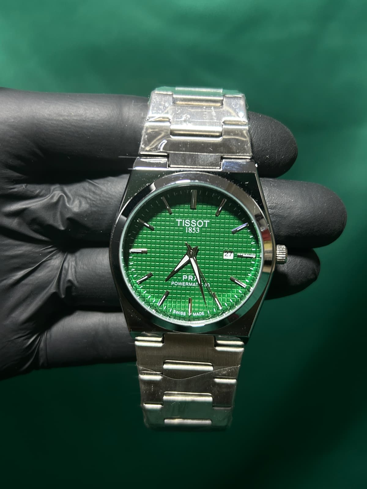 Tissot PRX Powermatic Green Dial 4