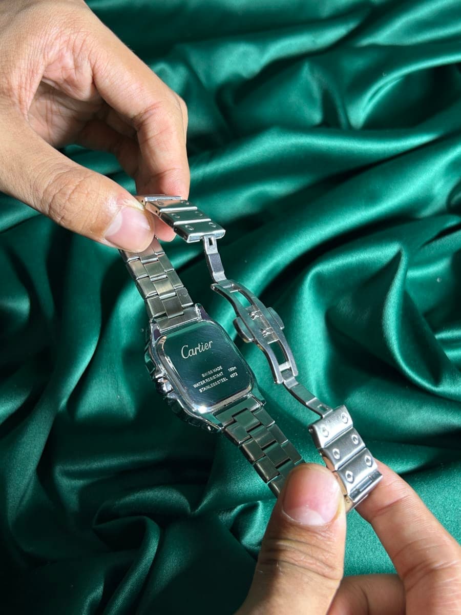 Cartier Santos Full Silver 4