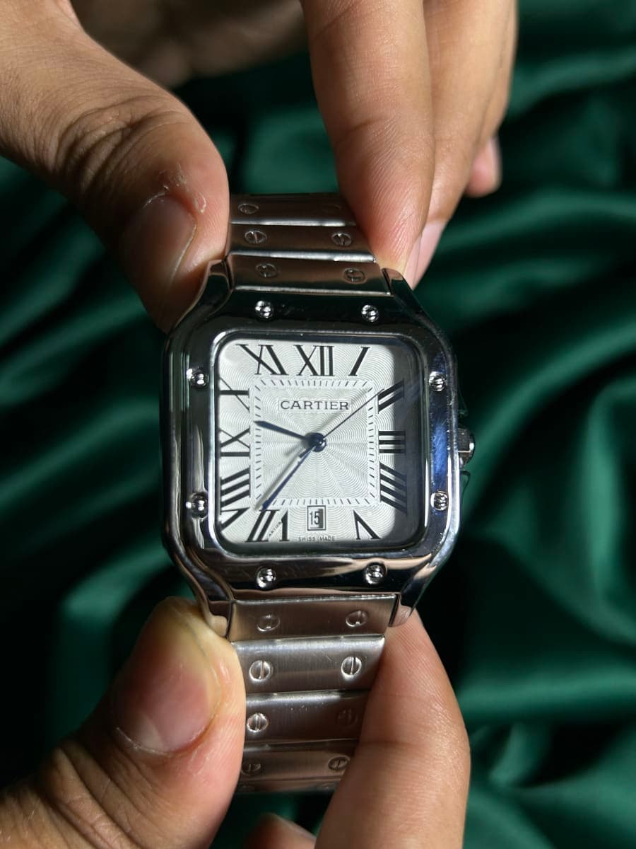 Cartier Santos Full Silver 6